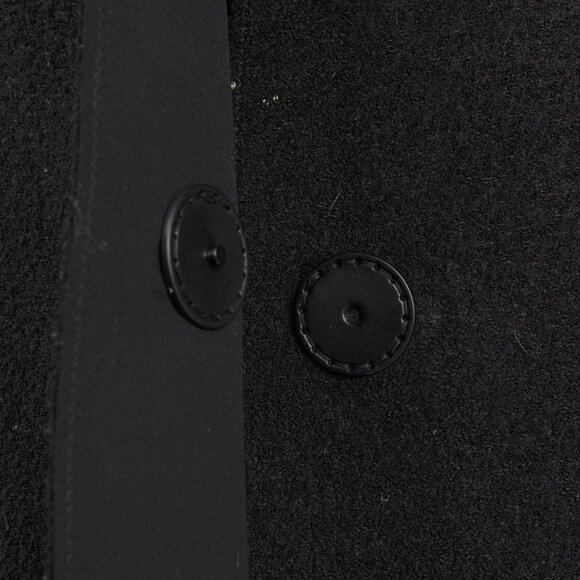 Marie Saint Pierre Black Boiled-Wool Blazer - Picture 6 of 9